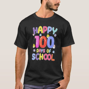 T-shirt 100 jours d'école enseignant et élève