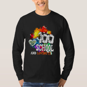 T-shirt 100 Jours D'École Et L'Aimer 100E Jour Fille Bo