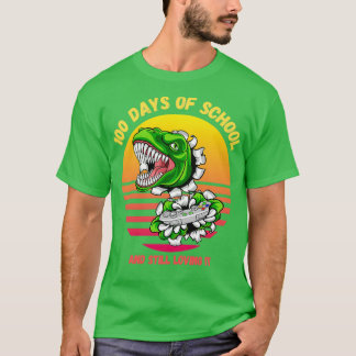 T-shirt 100 jours d'école et l'aimer toujours 100e jour D