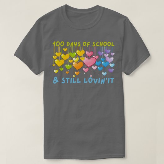 T-shirt 100 jours d'école et l'amour encore à la maternell (Design devant)