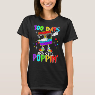 T-shirt 100 jours d'école et toujours à faire éclater Fidg