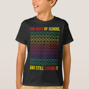 T-shirt 100 Jours D'École Et Toujours Aimer Il 100 Jours D