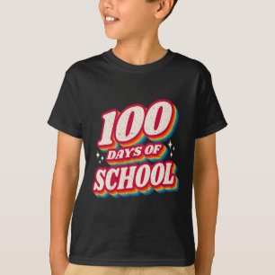 T-shirt 100 Jours D'École Et Toujours Aimer Il Coeur 100T