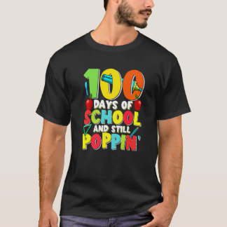 T-shirt 100 jours d'école et toujours en forme élève ensei