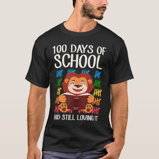 T-shirt 100 Jours D'école Et Toujours L'aimer Lecture Lio (Devant)