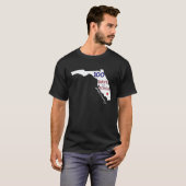T-shirt 100 jours d'école Floride Comté de Polk élève te (Devant entier)