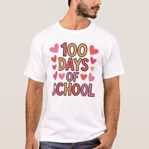 T-shirt 100 jours d'école, Groovy, Joyeux 100ème jour,