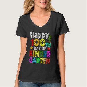T-shirt 100 Jours D'École Joyeux 100E Jour De La Maternell