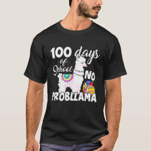 T-shirt 100 Jours D'école Lama Enseignants Élèves
