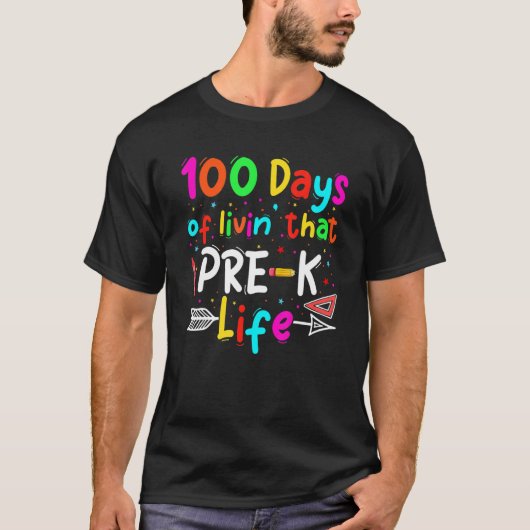 T-shirt 100 jours d'école maternelle enseignants garçons f (Devant)