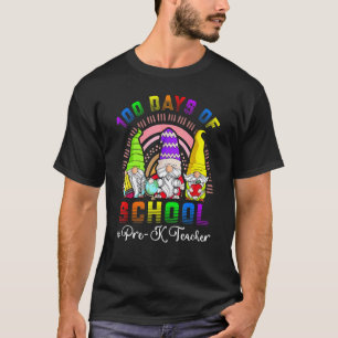 T-shirt 100 Jours D'école Maternelle Professeur Drôles De
