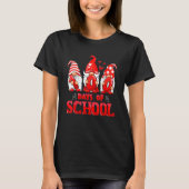 T-shirt 100 Jours D'École Mignons Gnomes Virtual Learning  (Devant)