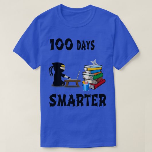 T-shirt 100 jours d'école ninja2 (Design devant)