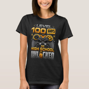 T-shirt 100 Jours D'école Niveau Lycée Débloqué Vidéo