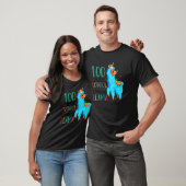 T-shirt 100 Jours D'École Pas Prob Llama Llama Enseignant  (Unisexe)