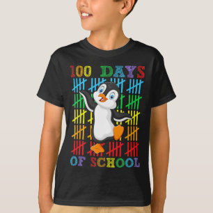 T-shirt 100 Jours D'École Penguin Lover Garçons Filles 100