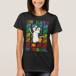 T-shirt 100 Jours D'École Penguin Lover Garçons Filles 100
