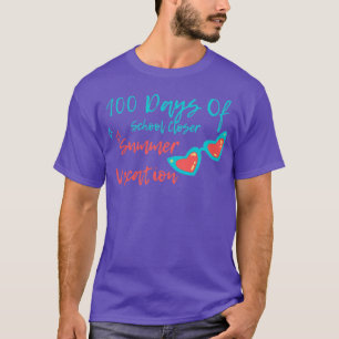 T-shirt 100 Jours D'École Plus Près Vacances Été 20