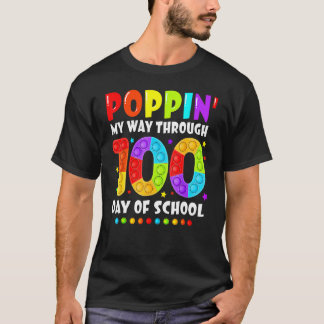 T-shirt 100 jours d'école pour enfants 100 t