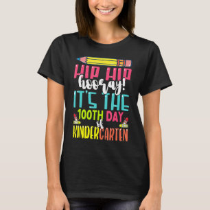 T-shirt 100 Jours D'École Pour Enfants Filles Garçons Mate