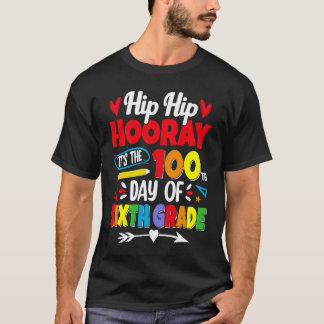 T-shirt 100 Jours D'école Pour Enfants Garçons Sixième Ens