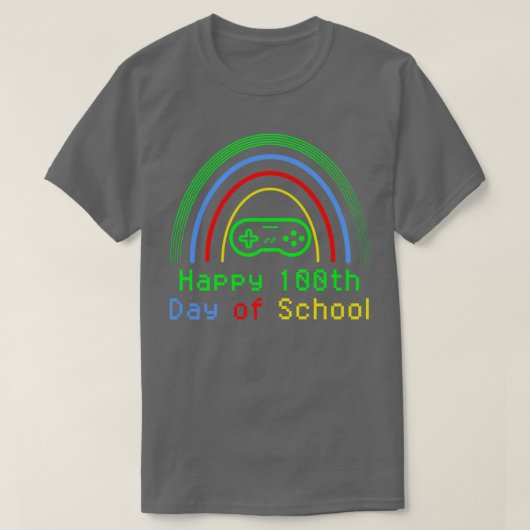 T-shirt 100 Jours d'école pour enseignant pour enfants pou (Design devant)