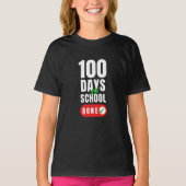 T-shirt 100 jours d'école pour filles enfants (Devant)