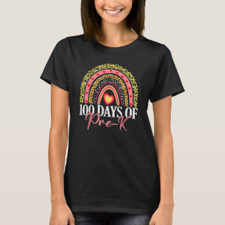 T-shirt 100 Jours D'école Pour L'enseignant De Pre K Arc-e