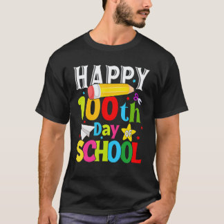 T-shirt 100 jours d'école pour les enfants des enseignants