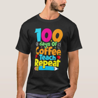 T-shirt 100 Jours D'école Pour Les Enseignants Élève Qui A