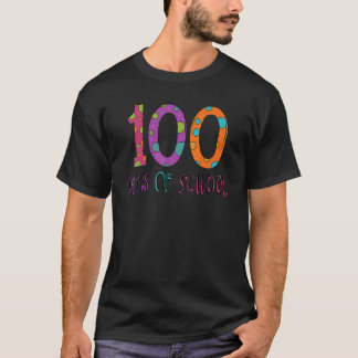 T-shirt 100 jours d'école pour les garçons et les filles e