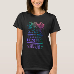 T-shirt 100 Jours d'École Préscolaire Élève Enseignant 100