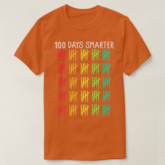 T-shirt 100 Jours D'École Smarter 3 (Design devant)