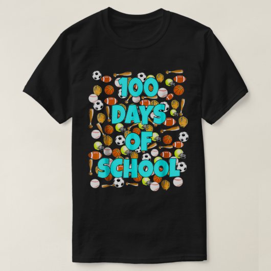 T-shirt 100 Jours d'école T pour enfants ou enseignants Sp (Design devant)