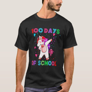T-shirt 100 Jours D'École Unicorn Garçons Filles 100 Jours