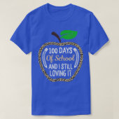 T-shirt 100 Jours D'École Virtual Enseignant Distance Appr (Design devant)