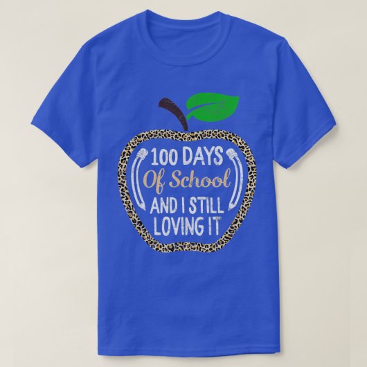 T-shirt 100 Jours D'École Virtual Enseignant Distance Appr (Design devant)