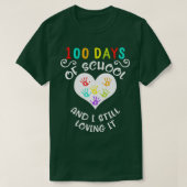 T-shirt 100 Jours D'École Virtual Enseignant Distance Appr (Design devant)