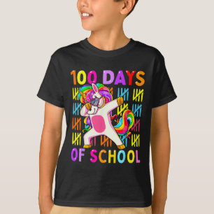 T-shirt 100 Jours D'Écoles Filles Enfants Unicorn Lover