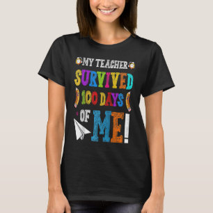 T-shirt 100 Jours d'écoliers 100e Jour d'école Costum
