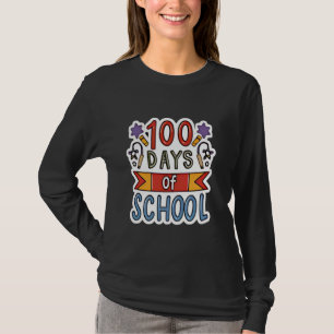 T-shirt 100 Jours d'écoliers Enfants 100e Jour d'école Co