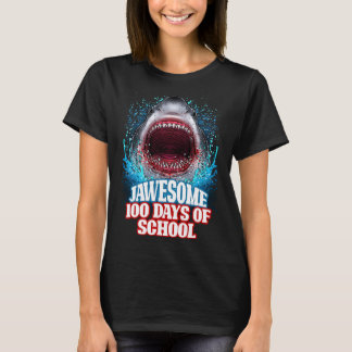 T-shirt 100 Jours D'Enfants De L'École Adultes Grand Requi