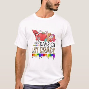 T-shirt 100 jours d'enseignant de première année