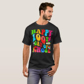 T-shirt 100 Jours D'Enseignant Et D'Étudiant (Devant entier)