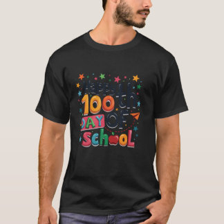 T-shirt 100 Jours d'Enseignants d'école Enfants filles gar