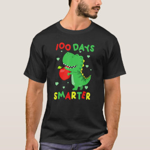 T-shirt 100 Jours Dinosaure Smarter T Rex 100e Jour De L'É