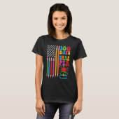 T-shirt 100 Jours Drapeau Plus Sharper Professeur Joyeux 1 (Devant entier)