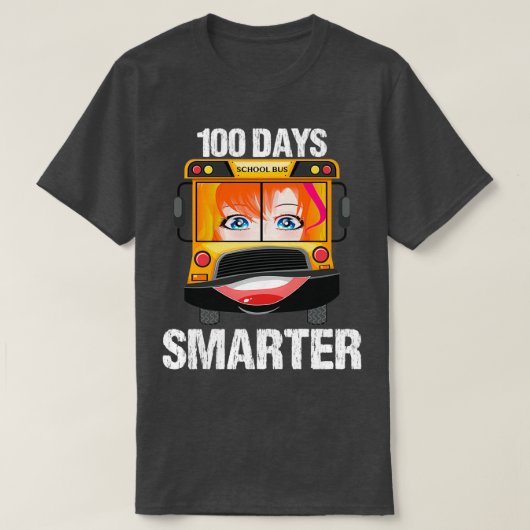 T-shirt 100 Jours Enfants plus intelligents1 (Design devant)