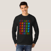 T-shirt 100 Jours Enseignant Smarter Enseignant Tea de cla (Devant entier)