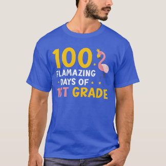 T-shirt 100 jours flamboyants d'élève de 1re année Flaming